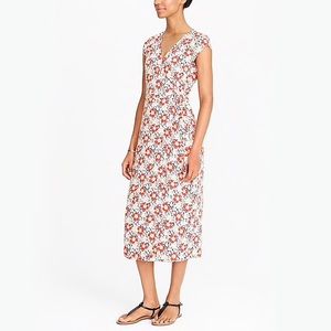 J Crew Mercantile Midi Wrap Dress